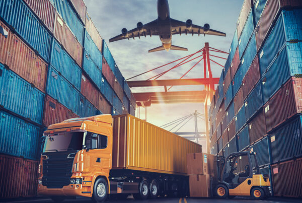 transportation and logistics of container cargo ship and cargo p